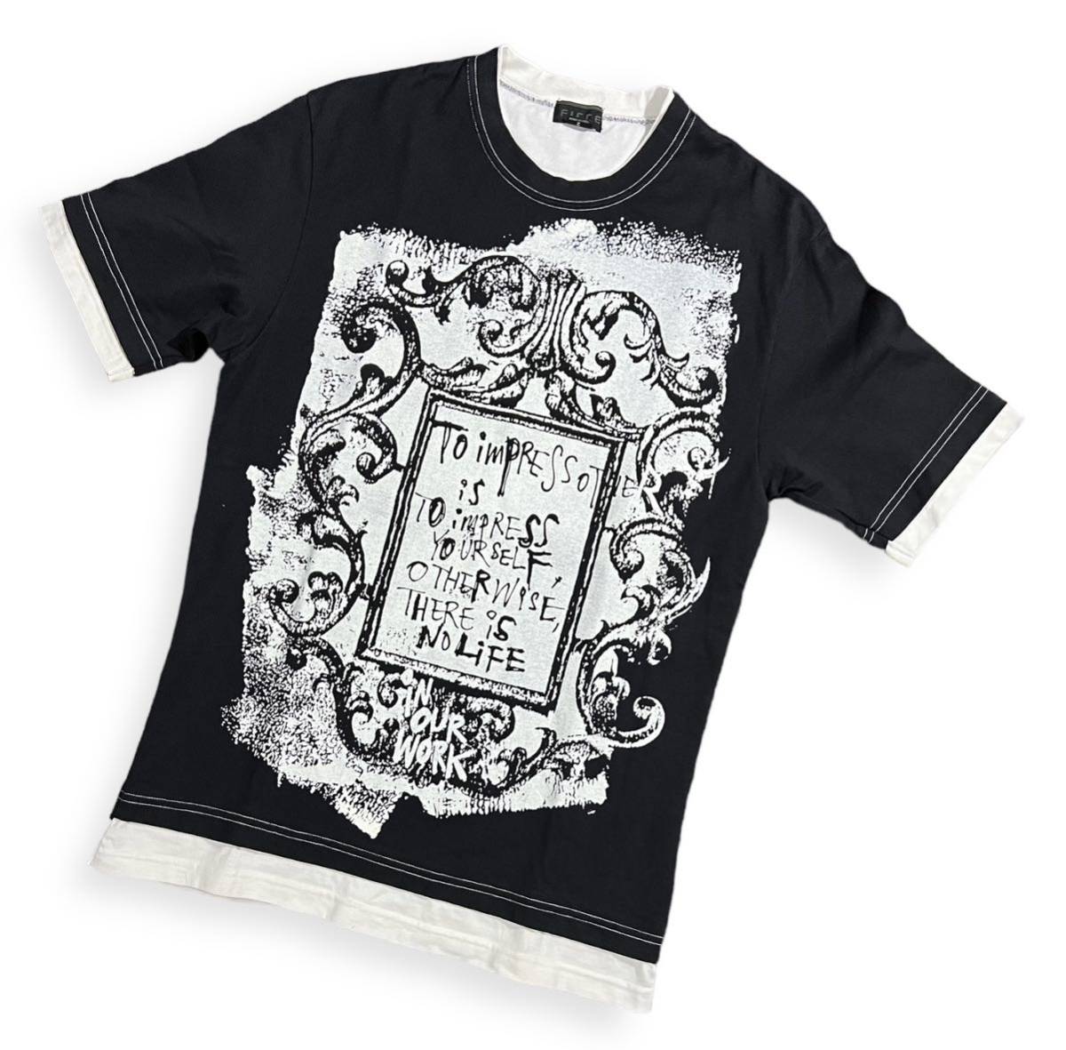 ficce ロゴ YOSHIYUKI KONISHI ドン小西 tシャツ M - 日本極東貿易 