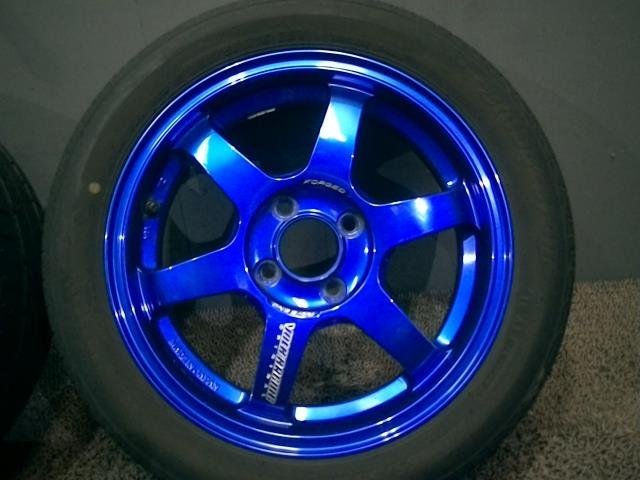 RAYS レイズ TE37 SONIC 15インチ 5J +45 PCD100 4H 特注カラー 
