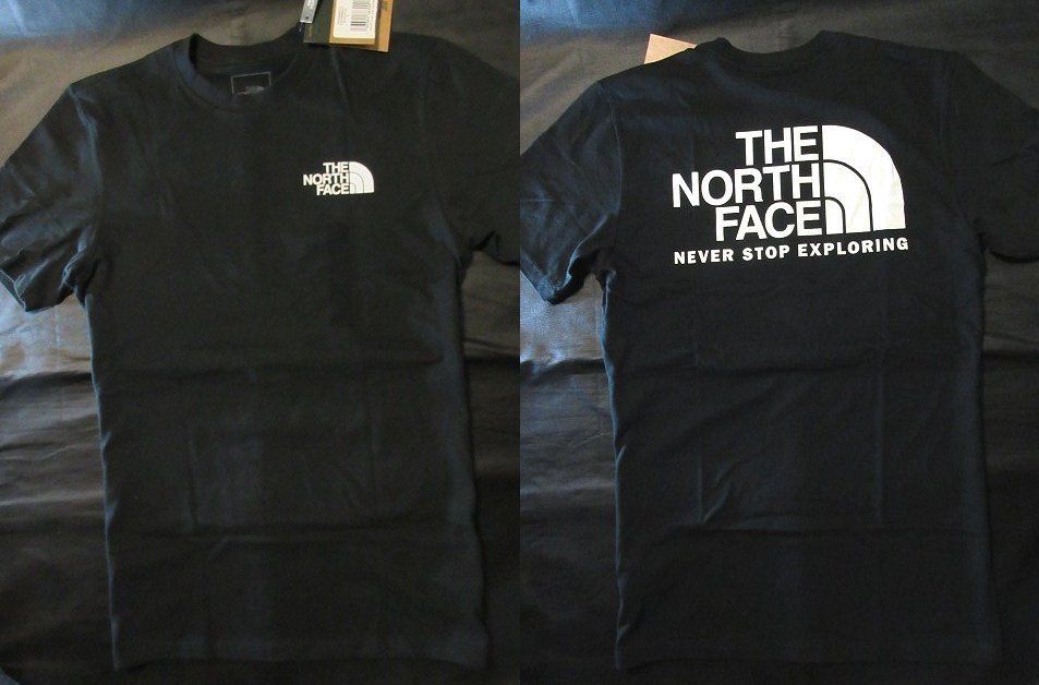 本物正規◆ノースフェイス◆Tシャツ THROWBACK NSE 黒白■L■新品■アメリカ限定■KX7