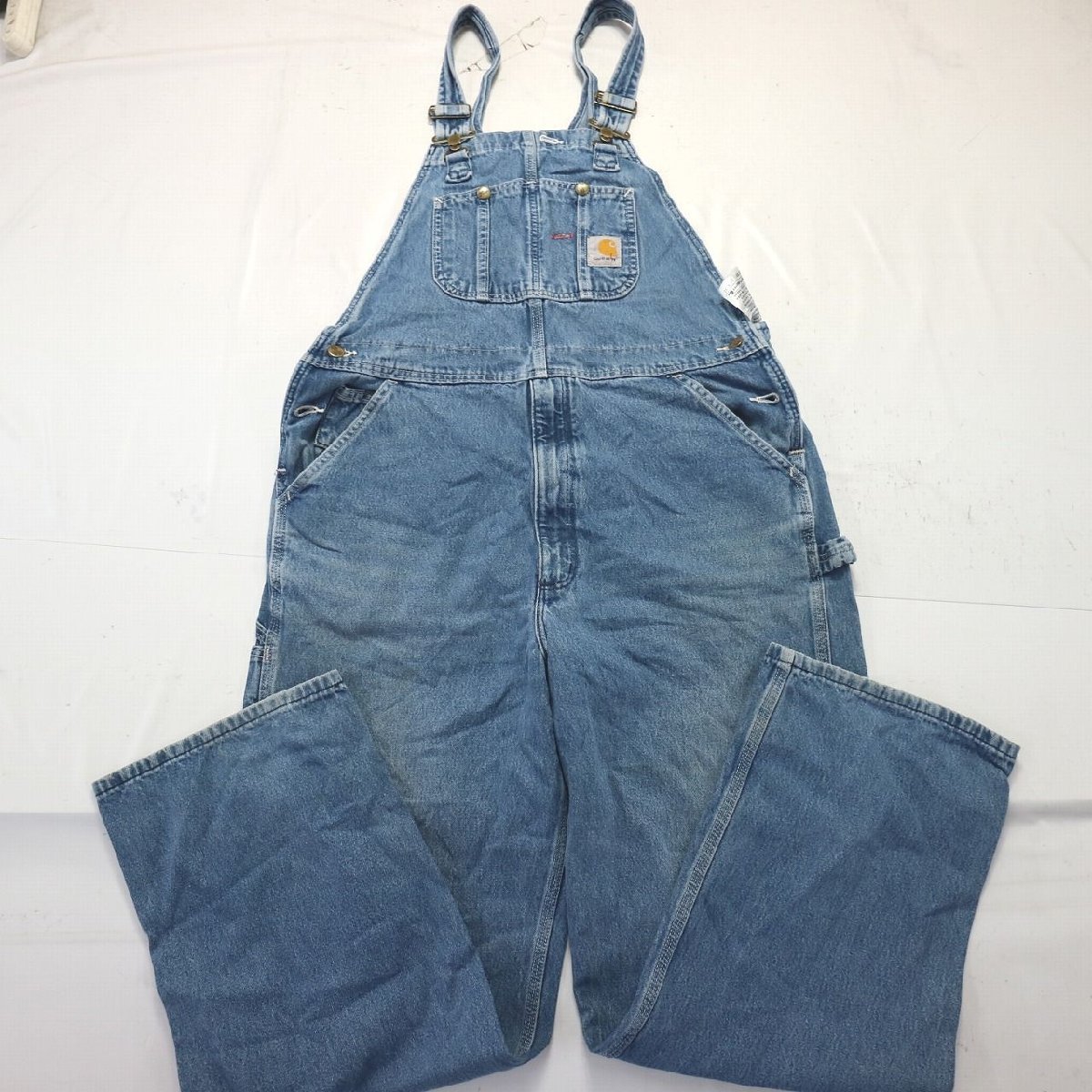 古着卸 まとめ売り カーハート デニム オーバーオール 4枚セット  