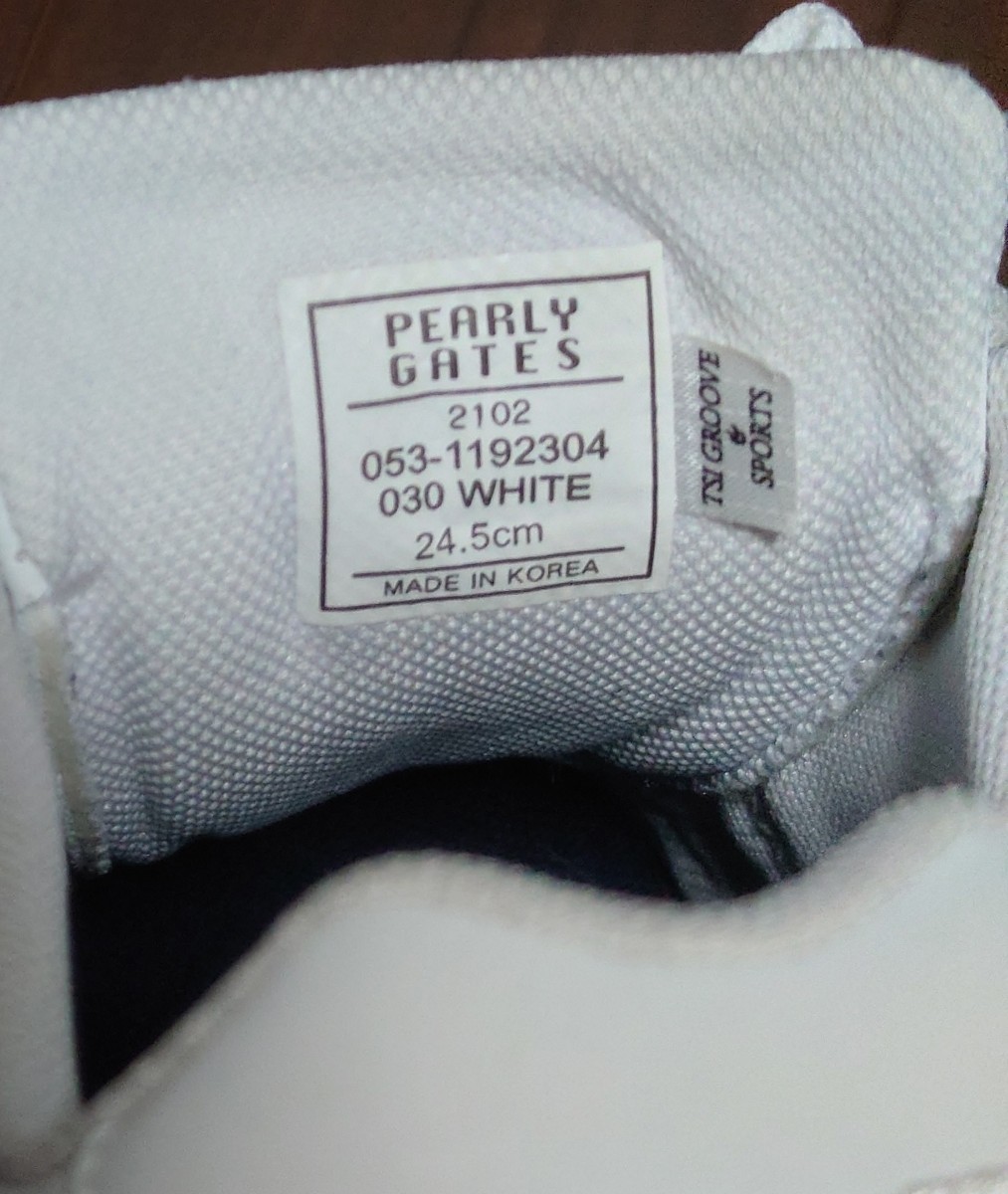 パーリーゲイツ PEARLY GATES ローカットシューズ レディス 使用僅か