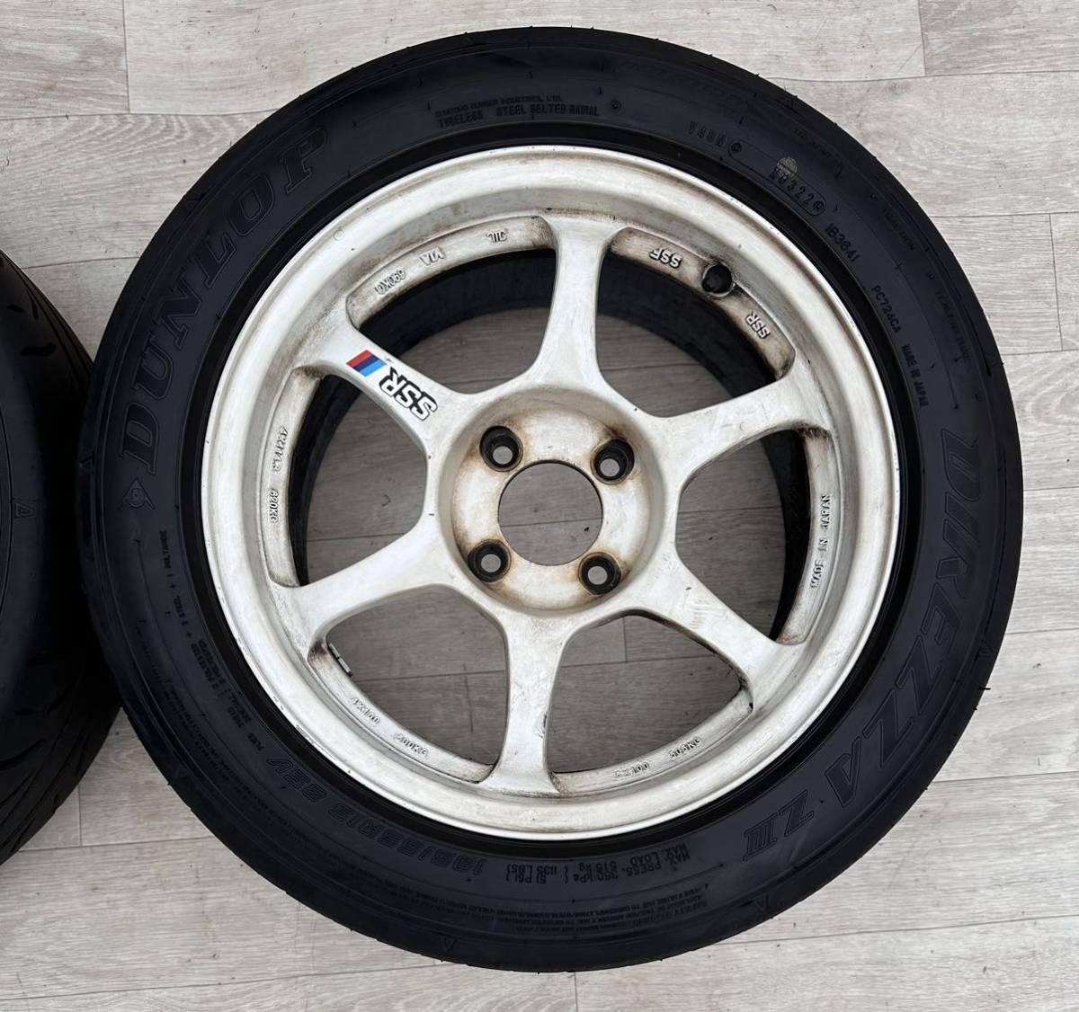 超軽量 SSR type-C 15インチ タイヤホイール 4穴 PCD100 6.5J 