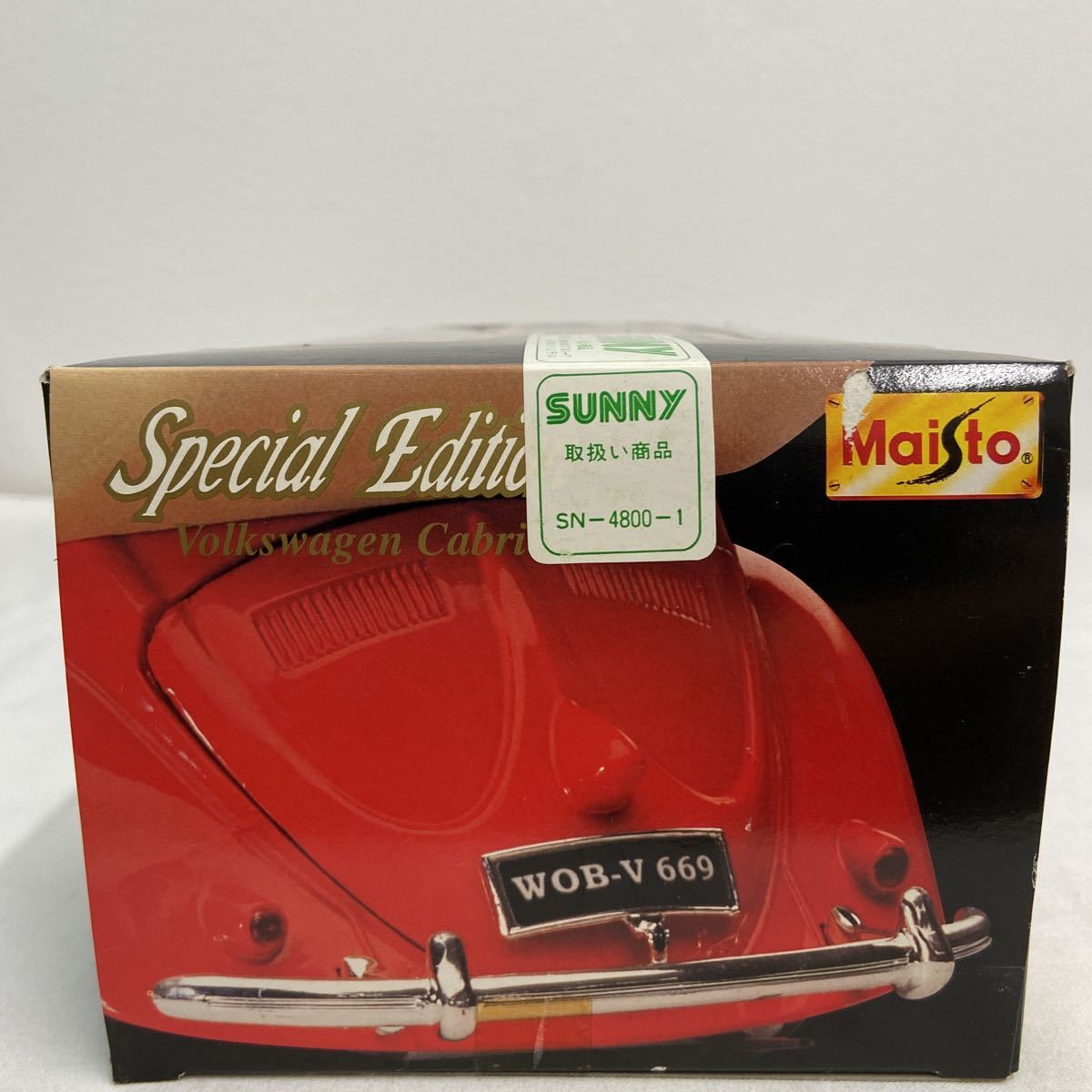 Maisto 1/18 Volkswagen Beetle Cabriolet 1951年 マイスト 