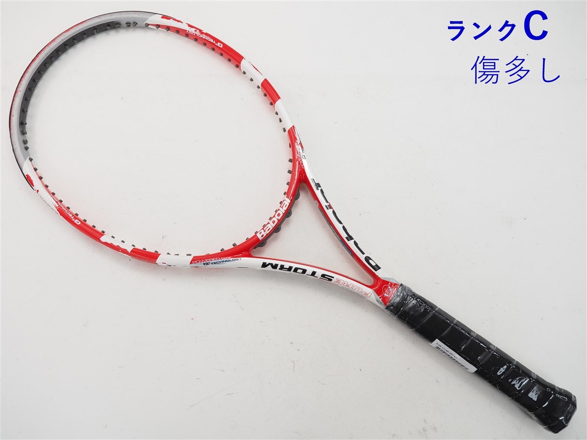 中古 テニスラケット バボラ ピュア ストーム 2007年モデル (G3)BABOLAT PURE STORM 2007
