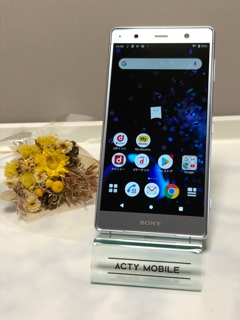 SIMフリー Xperia XZ2 Premium SO-04K クロムシルバー docomo Android 10 バッテリー良好表示☆ スマホ本体 中古 A4683