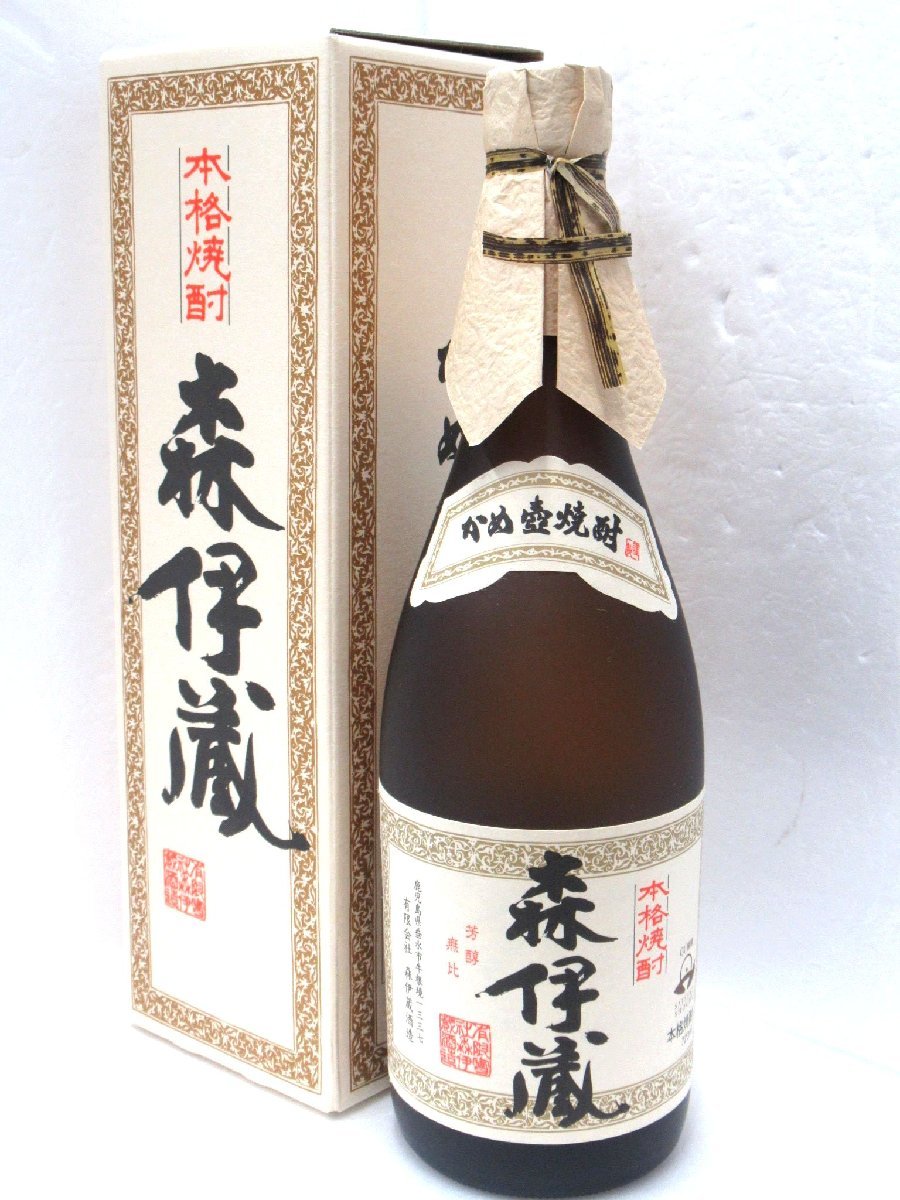  未開栓 森伊蔵 本格焼酎 かめ壺焼酎 720ml 25度 箱付 芋焼酎 K11341(森伊蔵)｜売買されたオークション情報、yahooの商品情報をアーカイブ公開 - オークファン 芋焼酎