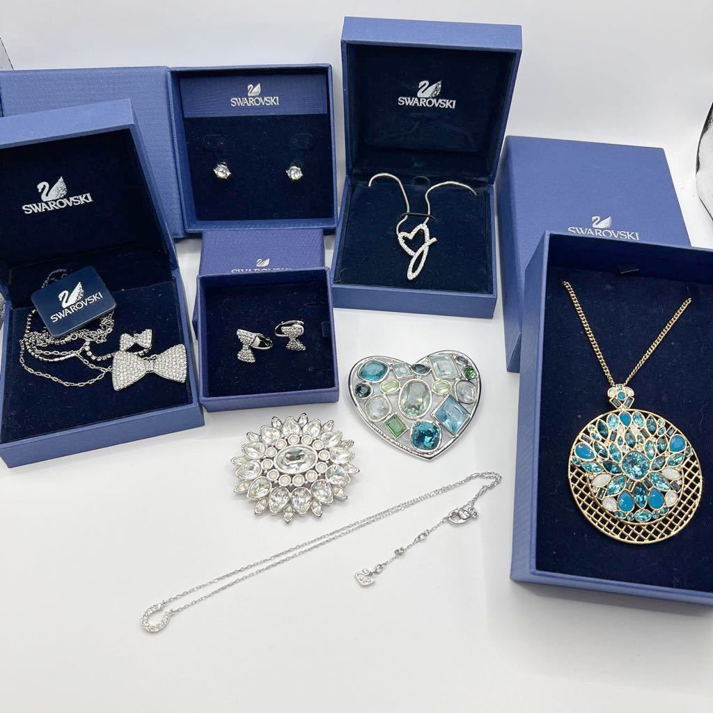 1円スタート☆美品　未使用あり　スワロフスキー　アクセサリー　大量おまとめセット