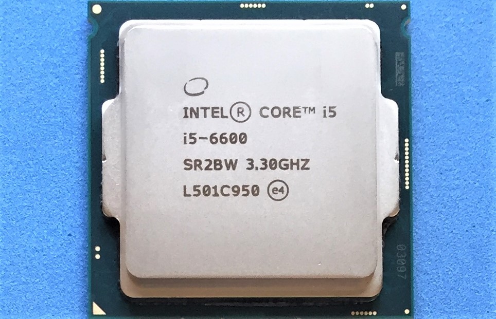 INTEL CPU 　第6世代　Core i5-6600 　3.30GHz～3.90GHz 　 4C/4T　SR2L5　　FCLGA1151 　中古動作確認済み