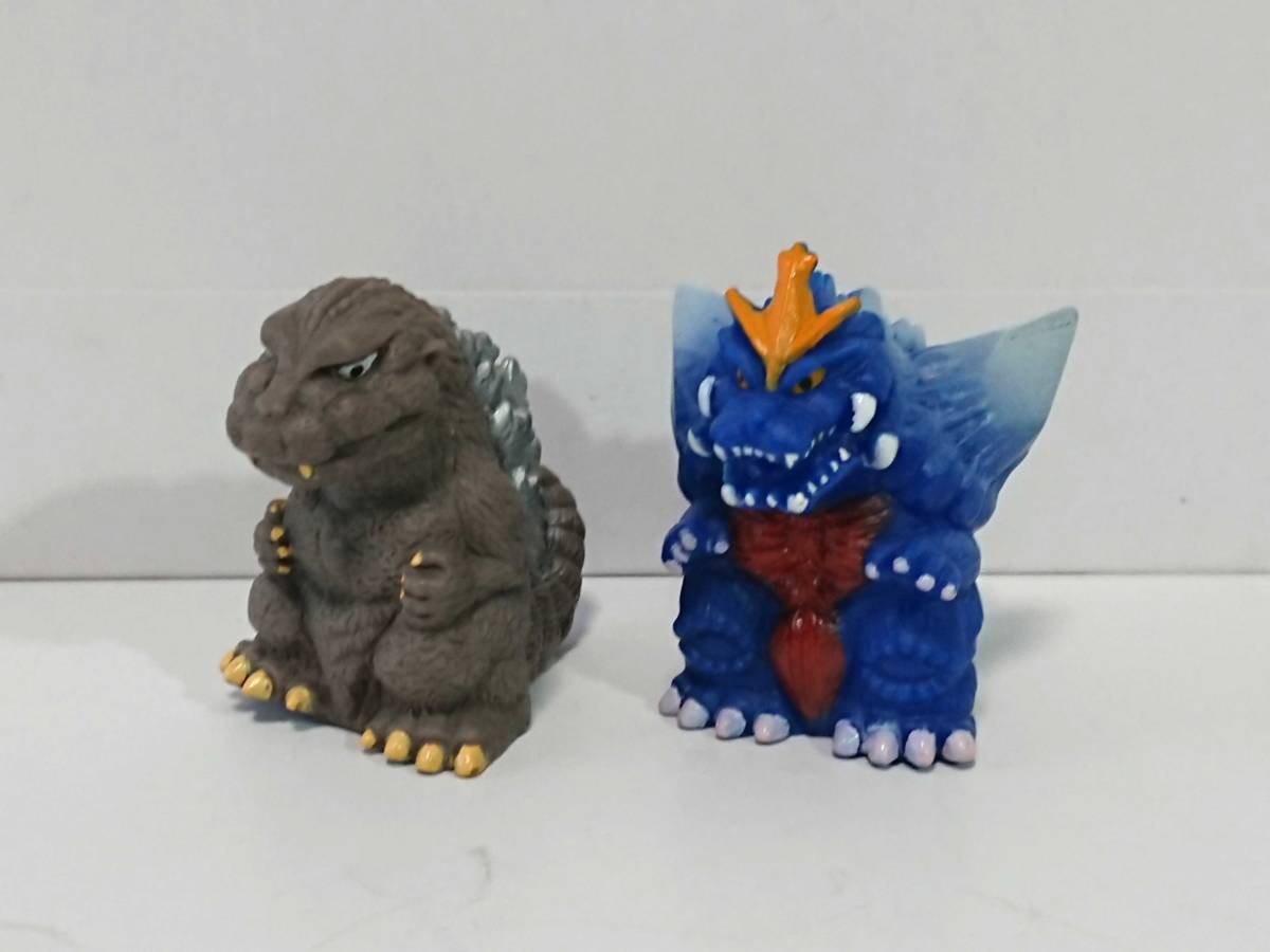 ゴジラ指人形】 ゴジラ/スペースゴジラ 2個セット 1998年 バンダイ☆食  
