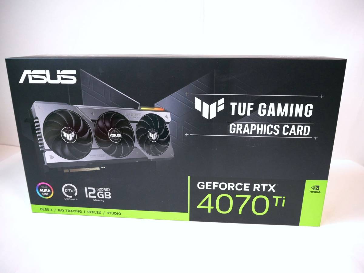 新品同様 ASUS TUF-RTX4070TI-12G-GAMING 取付時間2時間(PCI Express 