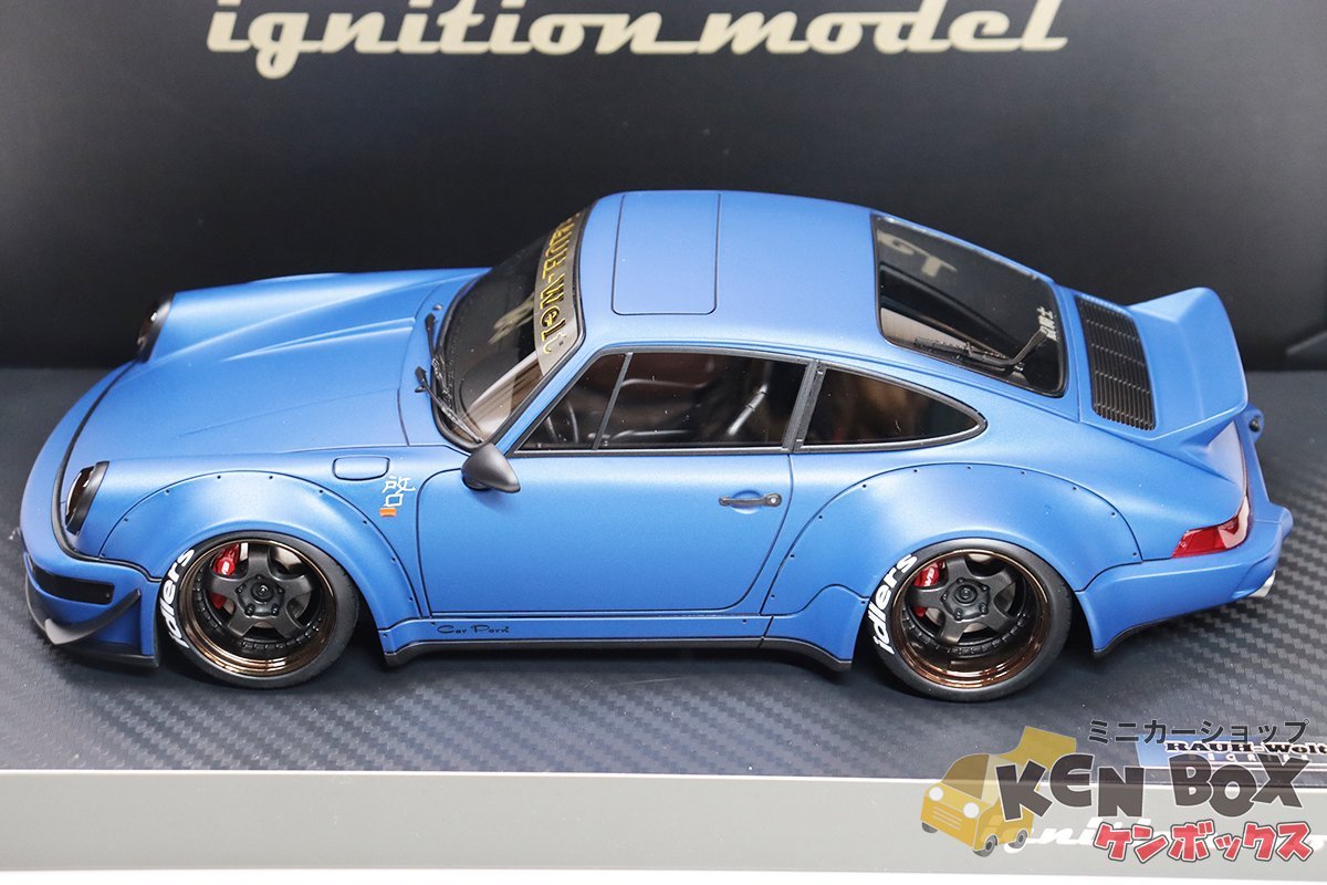 S=1/18 ignition modelイグニッションモデル 2461 RWB 964 Matte Blue 