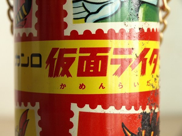 仮面ライダーキャンデーブリキ缶 ケース カンロ株式会社 仮面ライダー