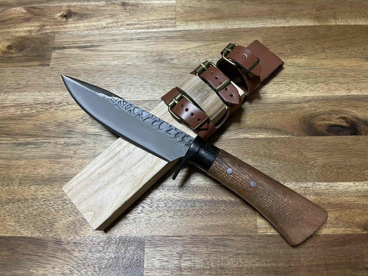 剣鉈 鍛造 // キャンプ アウトドア ブッシュクラフト 登山 鹿狩り 猪狩り クマ対策