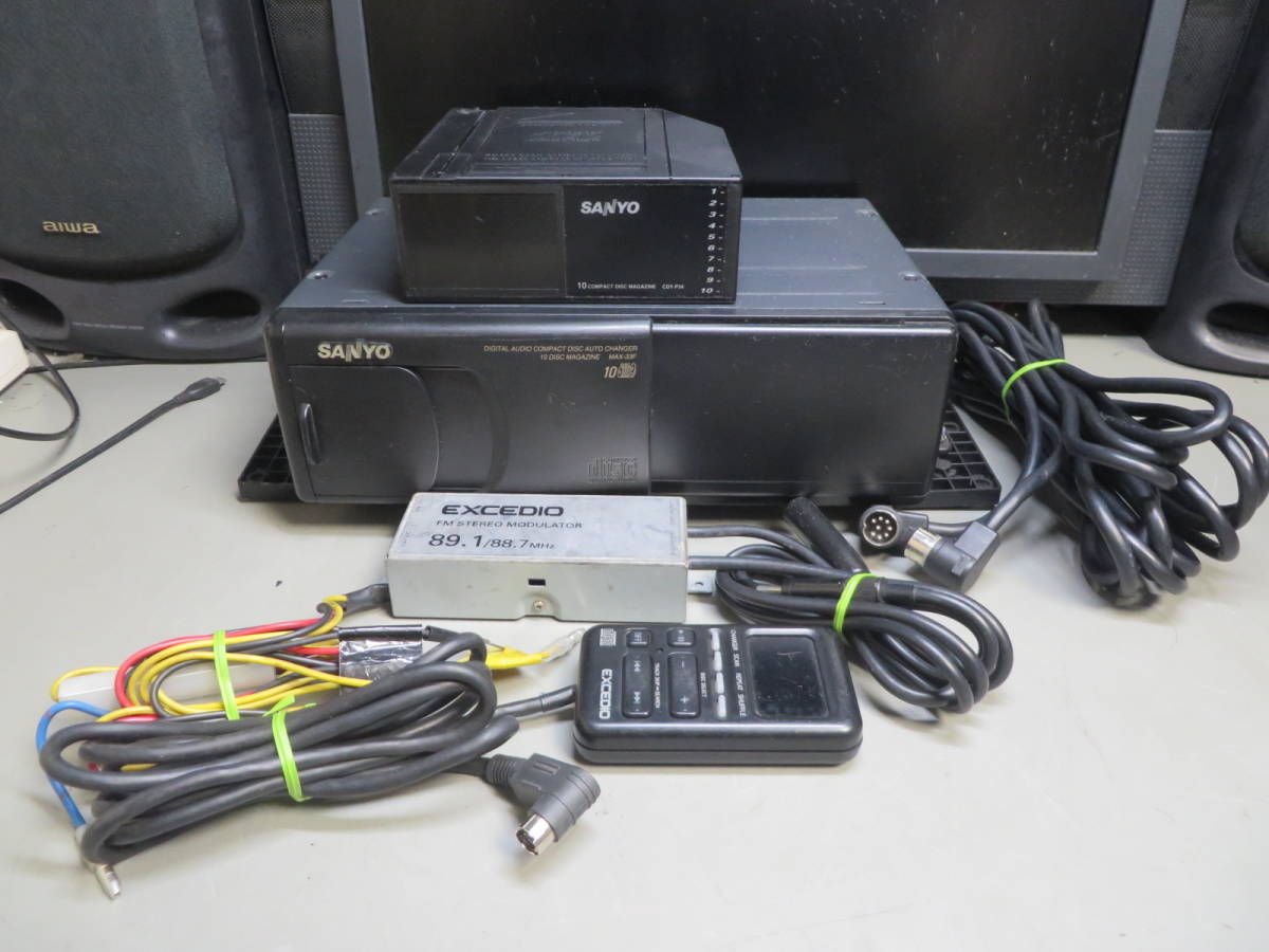 SANYO 10連CDチェンジャー MX-33F FM飛ばし
