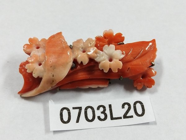 人気定番，正規品 0703L20 本珊瑚 サンゴ ブローチ 彫刻品 約6.8ｇ(コーラル、サンゴ)｜売買されたオークション情報、yahooの商品情報をアーカイブ公開 - オークファン コーラル、サンゴ