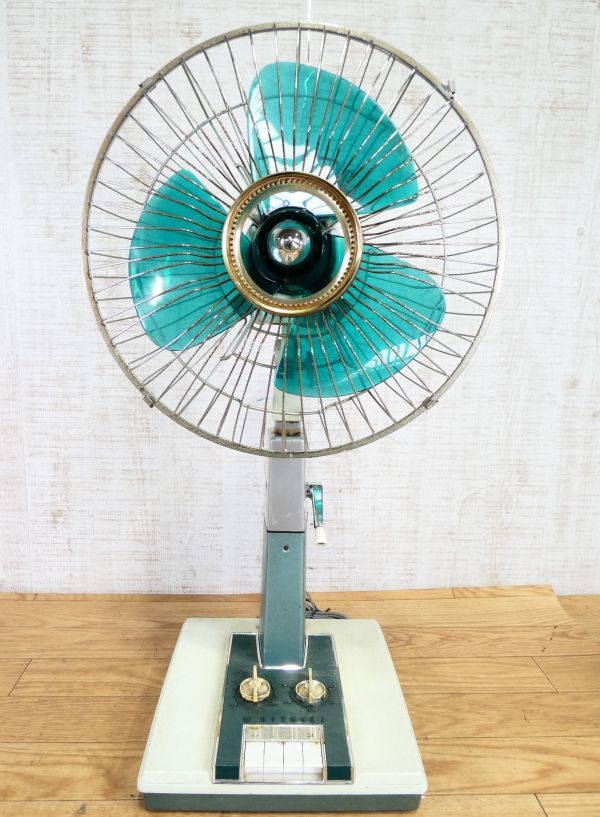HITACHI 日立 H-614 扇風機 3枚羽根 30cm アンティーク 昭和レトロ