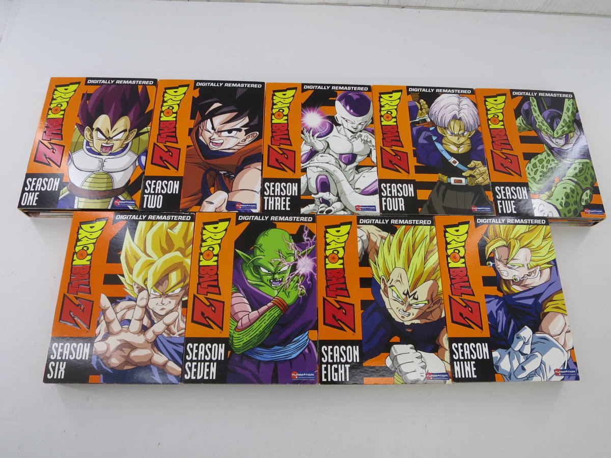 05◎80/ ドラゴンボールZ 北米盤 DVD全９巻セット 日本語音声確認 ジャンク品