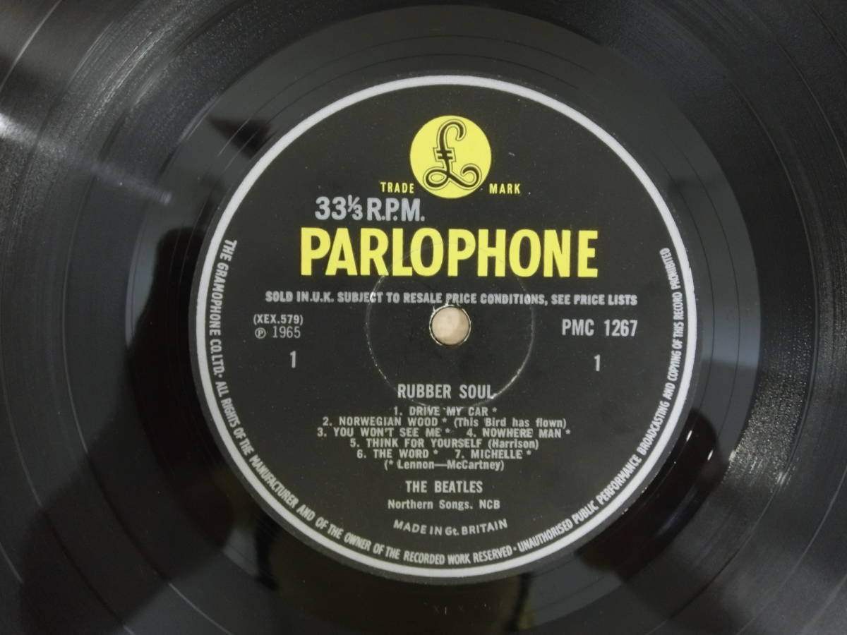 ラウドカット☆UK Orig Mono 1st press☆Rubber Soul☆Matrix:-1/-