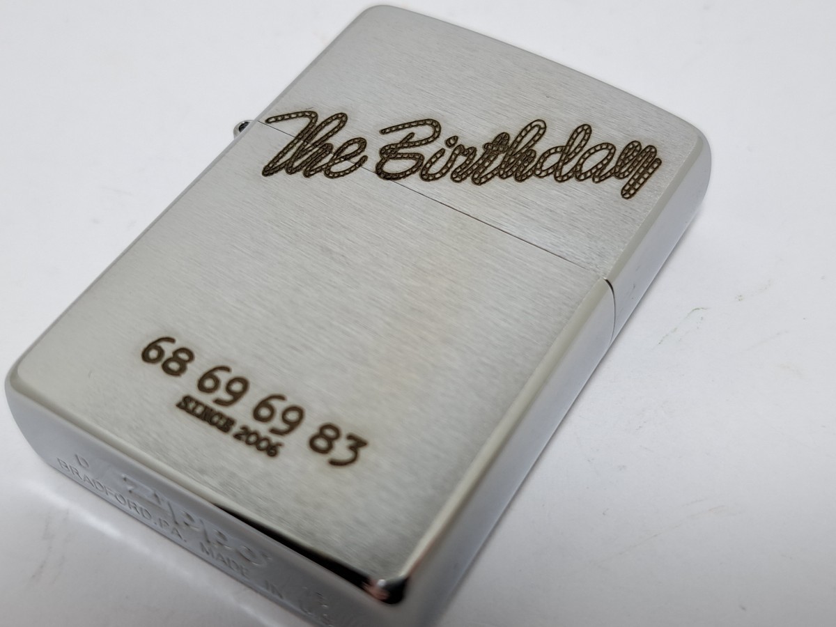 未使用 ZIPPO The Birthday 縄ロゴ 限定品 2013年4月製 ジッポ 