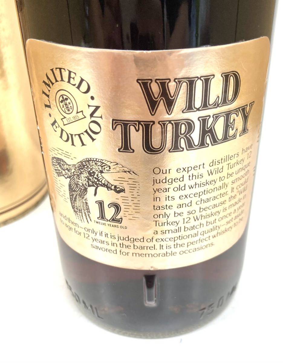 ☆ 古酒 未開栓 WILD TURKEY ワイルドターキー 12年 リミテッド
