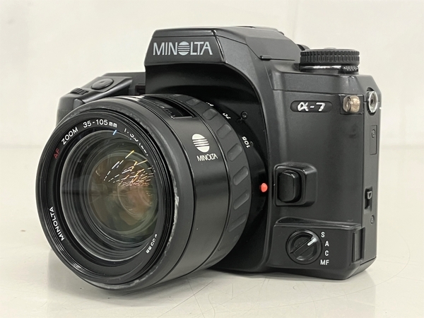 本物保証，送料無料 MINOLTA &alpha;-7 レンズセット AF ZOOM 35-105mm ミノルタ ジャンク K7813741(ミノルタ)｜売買されたオークション情報、yahooの商品情報をアーカイブ公開 - オークファン オートフォーカス