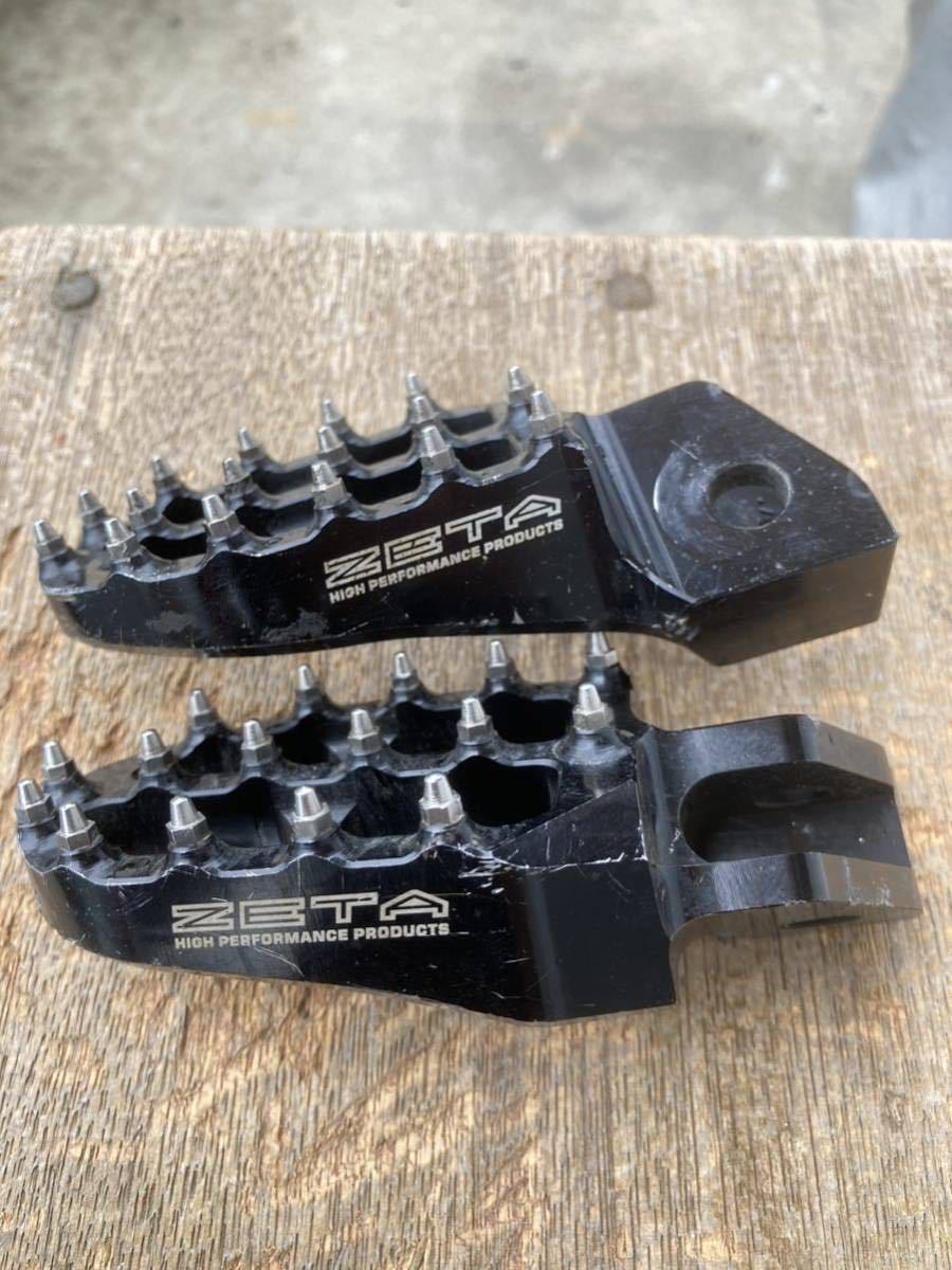 セロー250 ZETAアルミステップ フットペグ 売り切り トリッカー XT250X