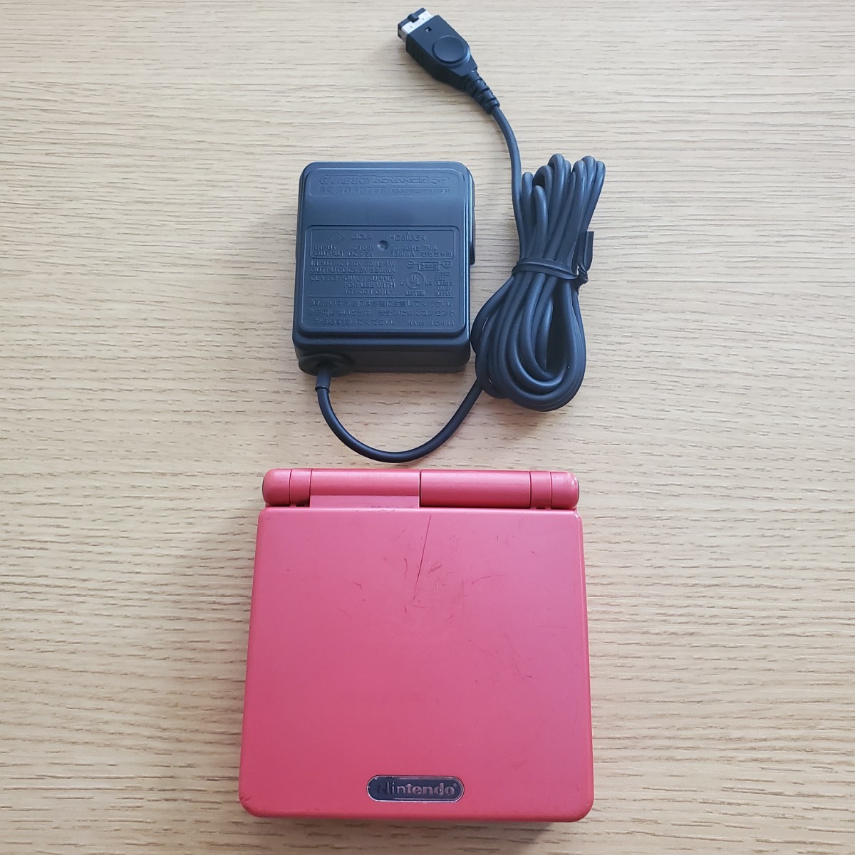 1円スタート！GBA ゲームボーイアドバンスSP シャア専用カラー 本体