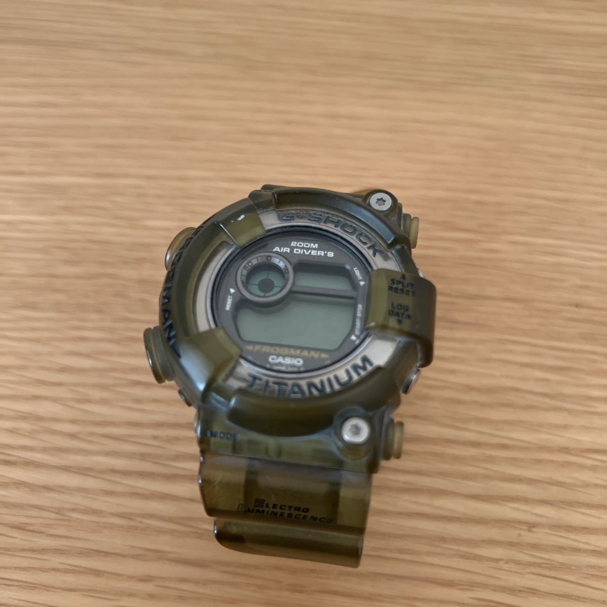 カシオ オールドG-SHOCK フロッグマン メンインスモーク DW-8200 潜水 