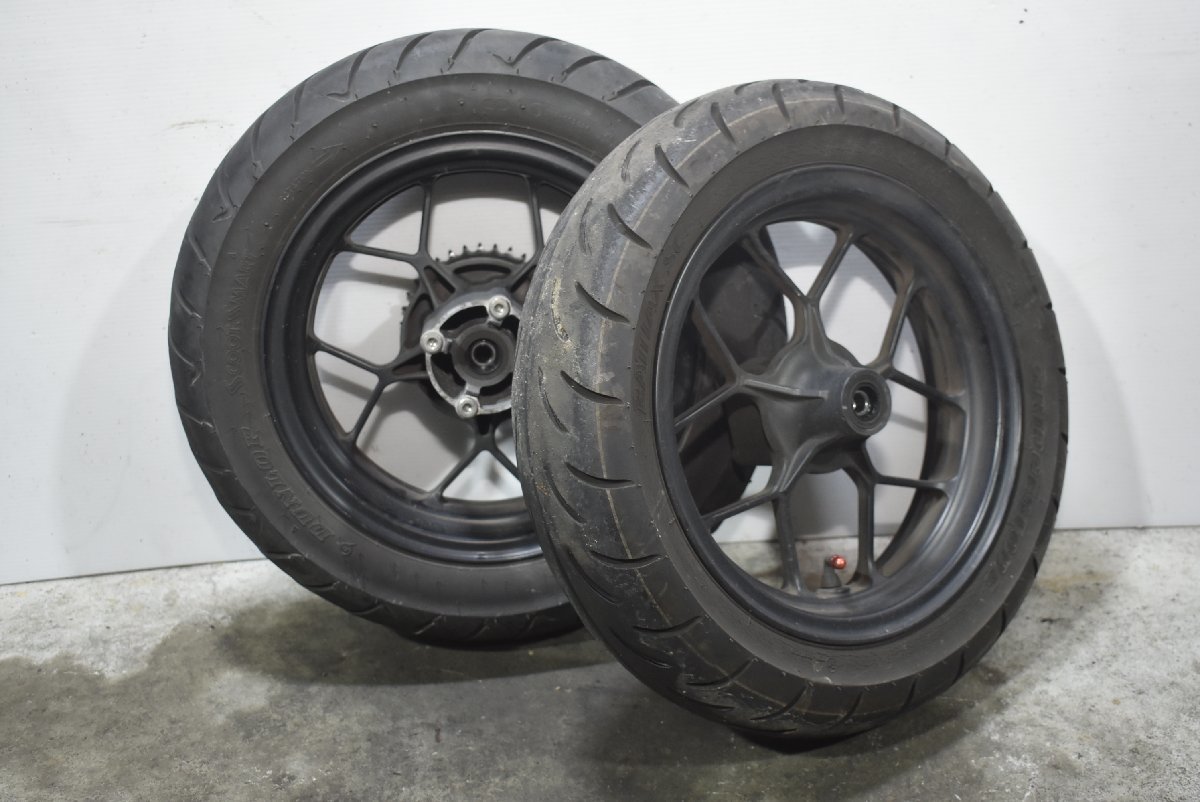 ホンダ グロム JC61 後期 フロント リア ホイール 前後セット 【E】A 