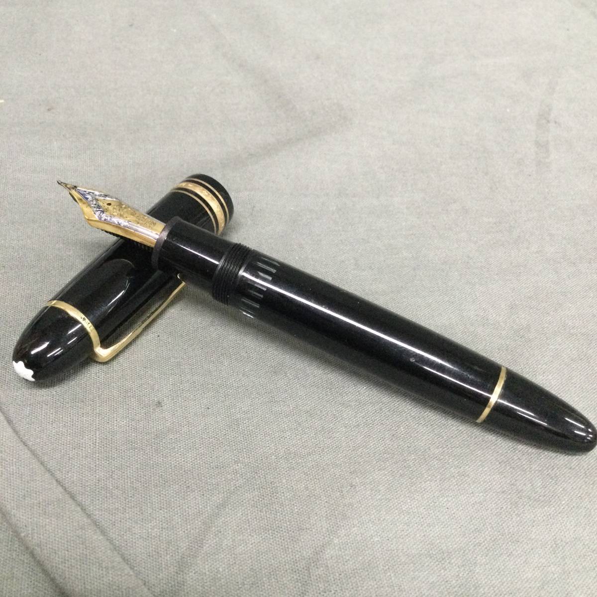 4-24】 MONTBLANC モンブラン 万年筆 ペン先14K 585 マイ