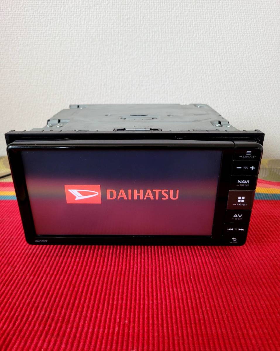 Daihatsu/ダイハツ純正 メモリーナビ NSZP-W67D/CD/DVD/SD