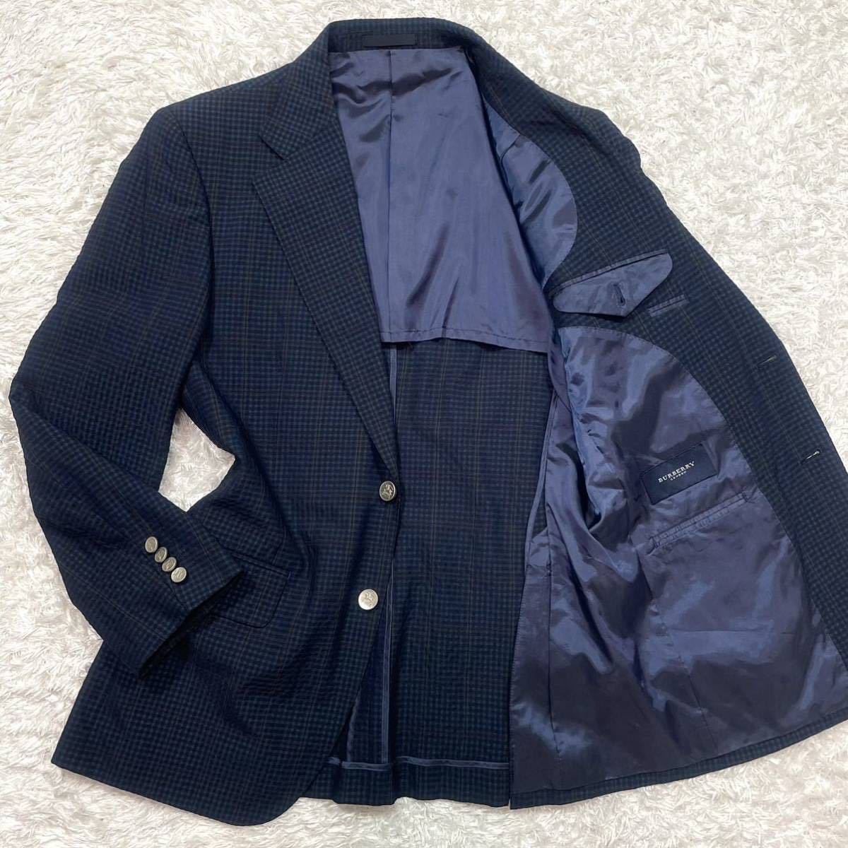 BURBERRY LONDON『極美品 ストレッチ シアサッカー』バーバリー 