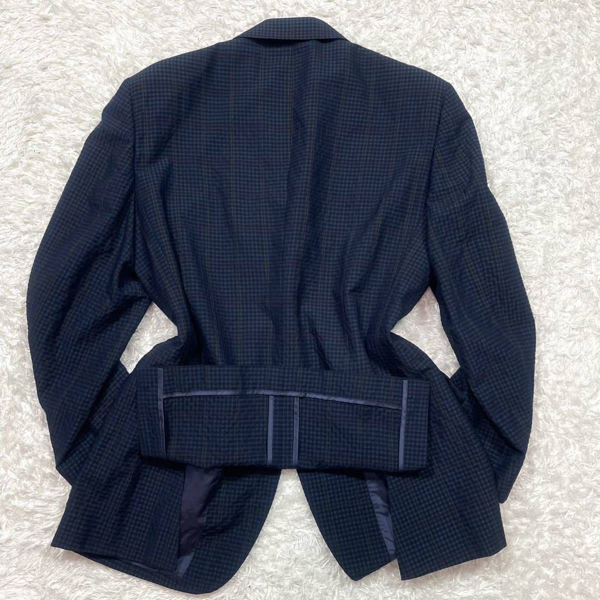 BURBERRY LONDON『極美品 ストレッチ シアサッカー』バーバリー 