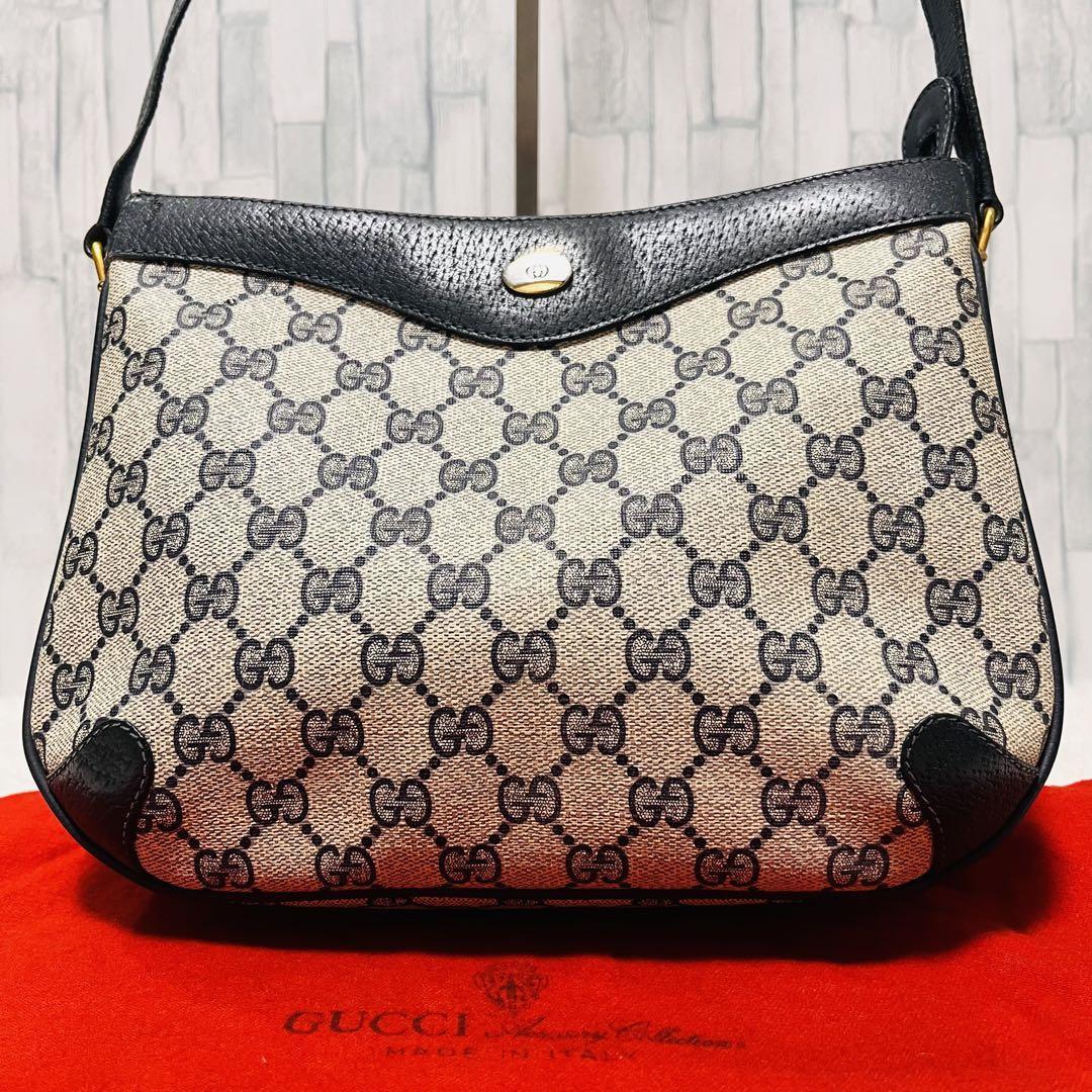 GUCCI オールドグッチ ショルダーバッグ カメラバッグ GG柄