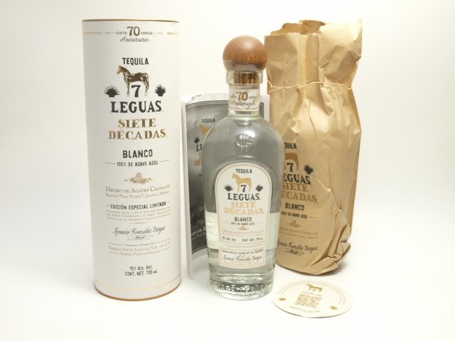 テキーラ 7 LEGUAS SIETE レグアス シエテ デカダス ブランコ 700ml/42