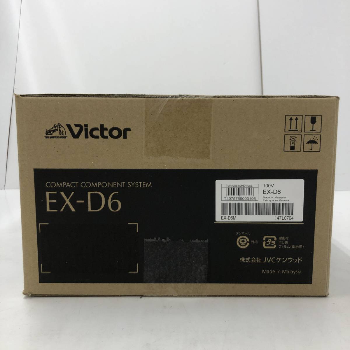 JVCケンウッド Victor ビクター EX-D6 ウッドコーン コンパクト 
