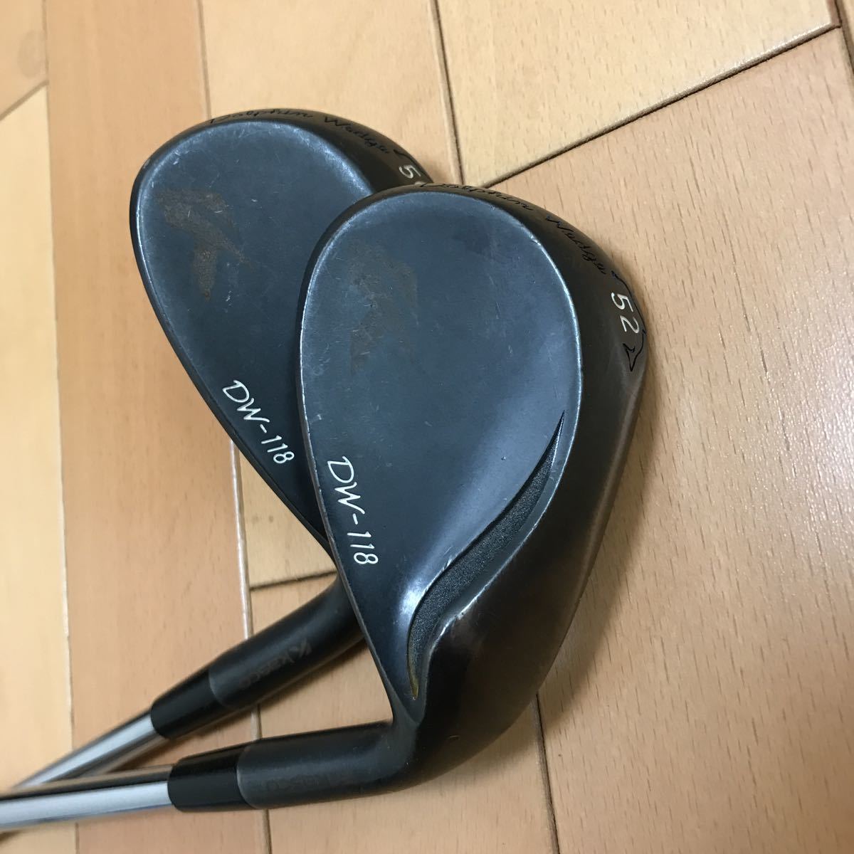 特注DG S200、KASCO DW118 ブラック52°56° エリートグリップ 2本セット