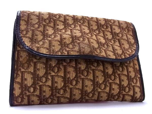 1円 ChristianDior ディオール トロッター キャンバス×レザー セカンド