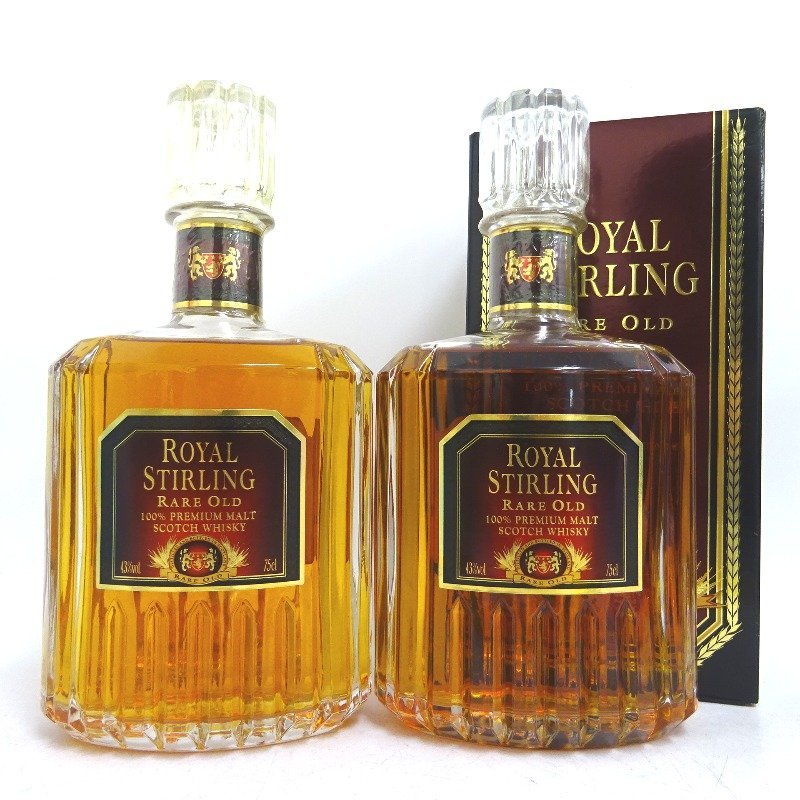 ウイスキー ロイヤルスターリング レアオールド 3本セット 750ml