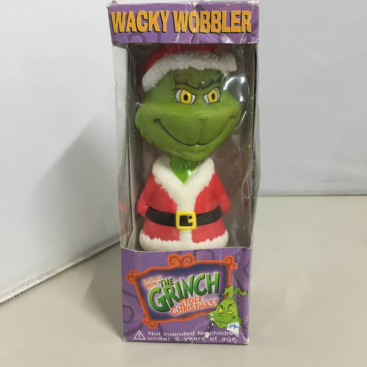 ○グリンチ フィギュア サンタ WACKY WOBBLER ボブルヘッド ボビング 
