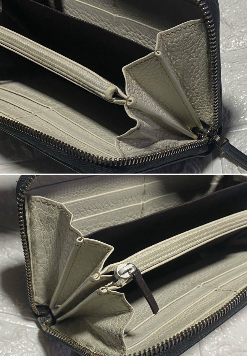 正規品／鑑定済み／GUCCIソーホーGGラウンドジップ長財布／型番308004