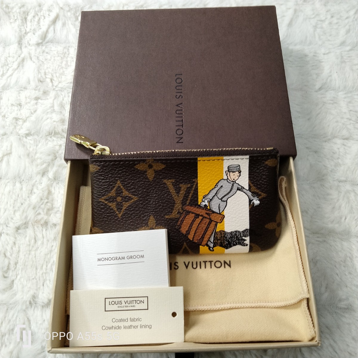 LOUIS VUITTON/ ルイヴィトン モノグラム ポシェット/クレポータキー＆コインケース/M60033/箱入り未使用品