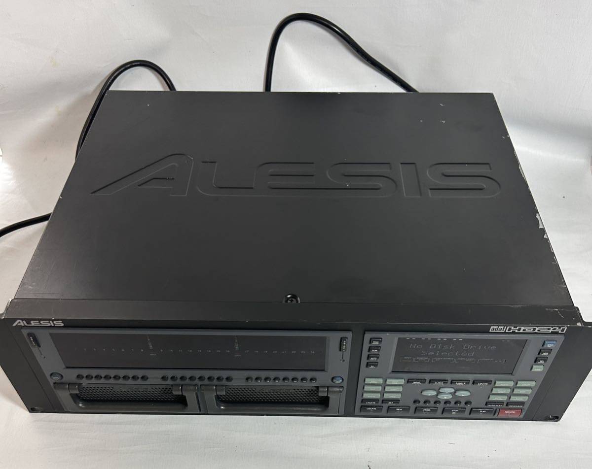 ① ALESIS ADAT HD24 ハードディスクレコーダー マルチトラックレコーダー 通電確認済