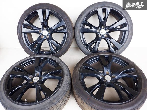 売り切り 純正 KY51 フーガ 370GT タイプS 20インチ 9J +43 5穴 PCD114.3 インフィニティキャップ付 245/40ZR20 スカイライン ブラック塗装