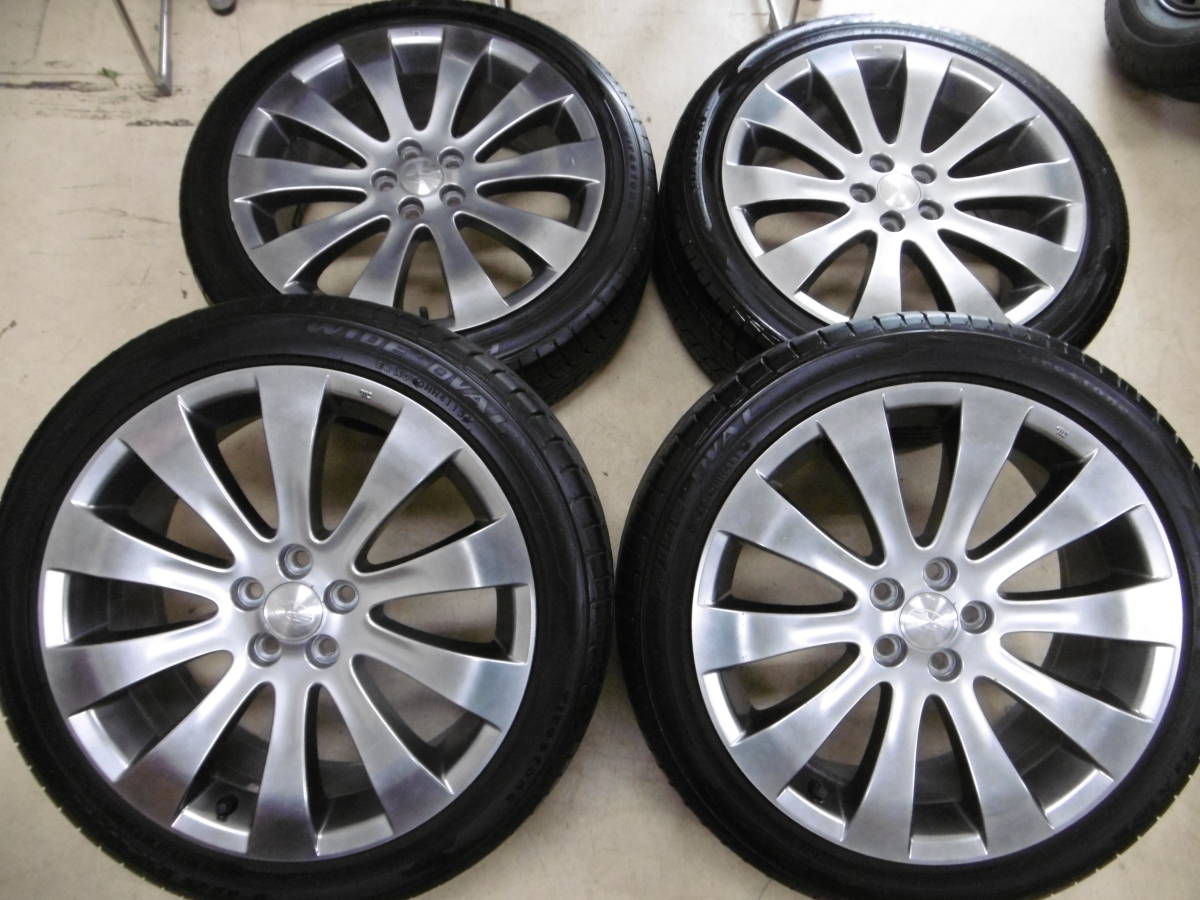 スバル レガシィ 純正 7.0J +55 5穴 100 215/45R18 4本