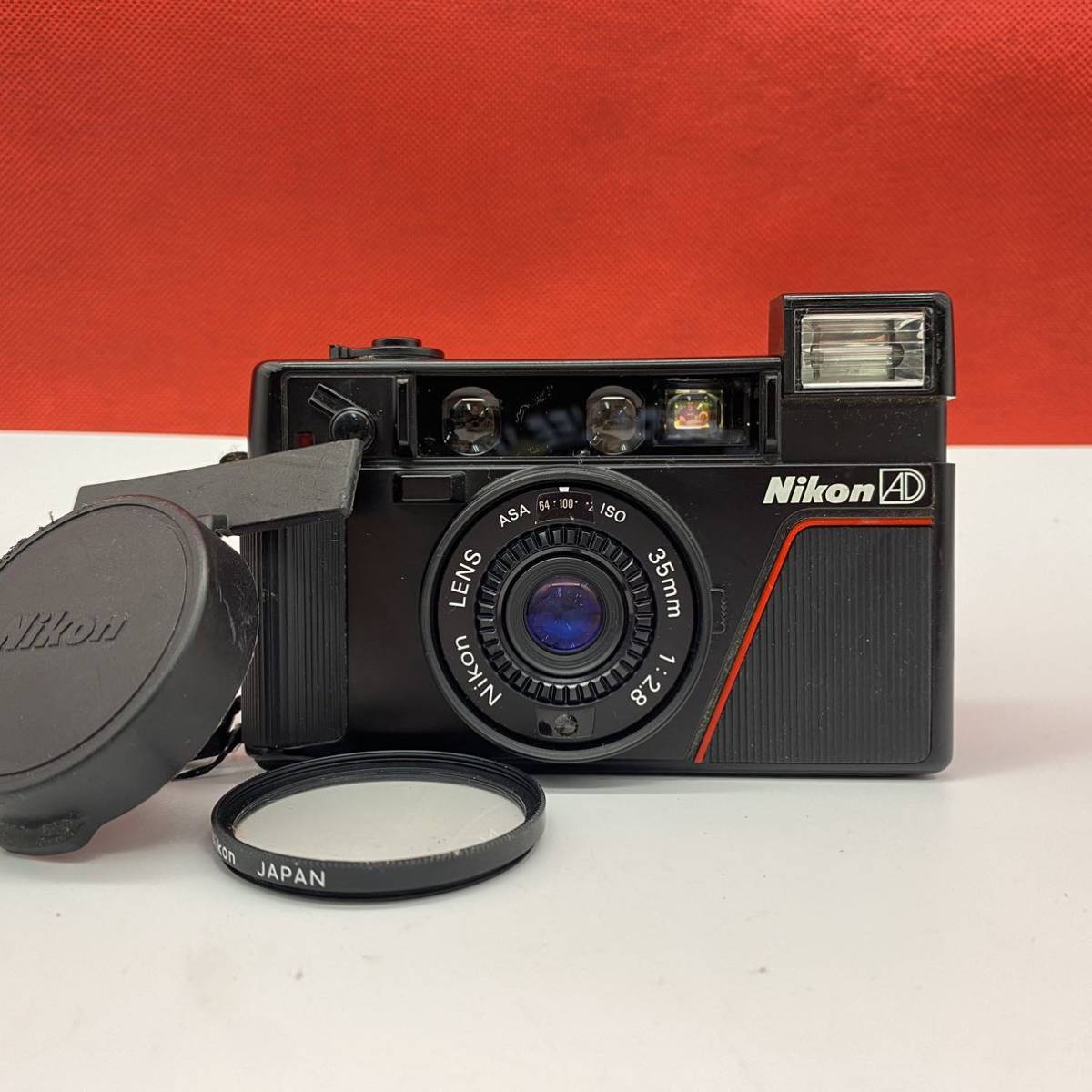 ◇A Nikon L35AD コンパクトフィルムカメラ 35mm F2.8 動作確認済 現状