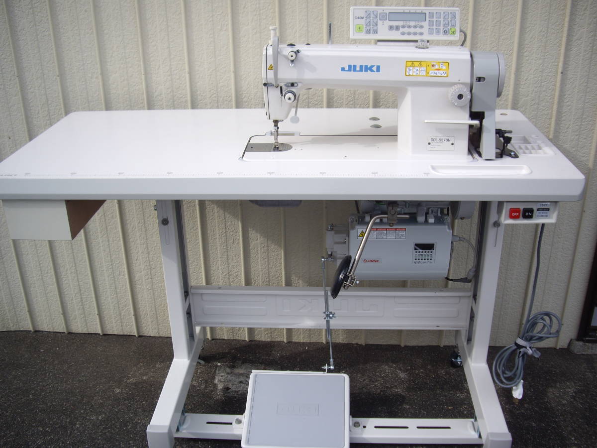 ☆JUKI 1本針本縫自動糸切ミシンDDL-5570N 100V 動作良好