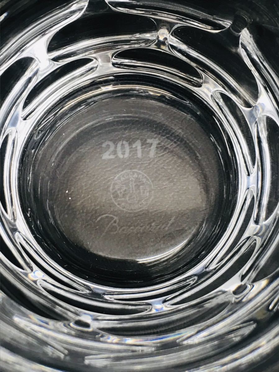 Baccarat 2017&2020 2個セット クリスタル ロックグラス A バカラ 0