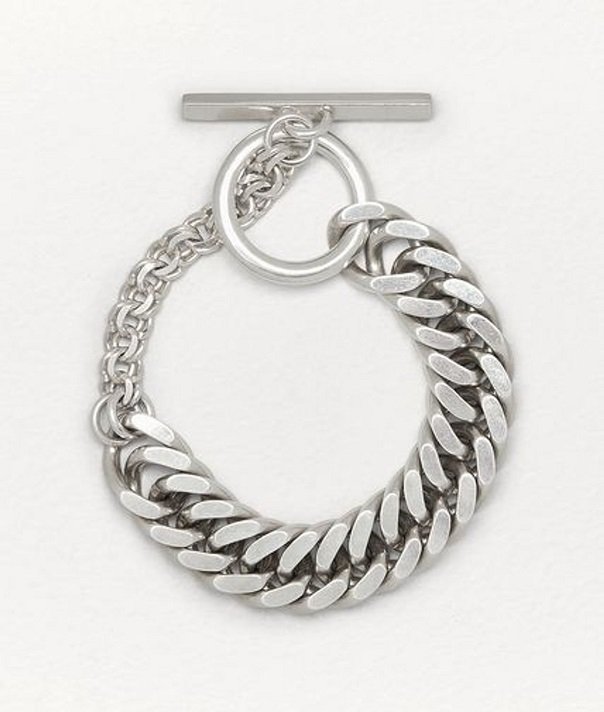 1円~【12万新品】M【ボッテガヴェネタ】世界的人気！スターリング  