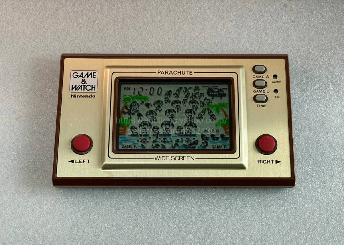 ゲームウォッチ パラシュート 即決 画面良好 ゲームウォッチ